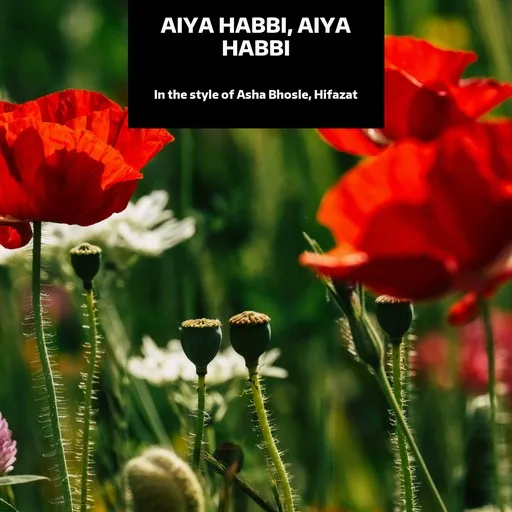 Karaoke Aiya Habbi, Aiya Habbi by Asha Bhosle, Hifazat — sing along with lyrics on Singa