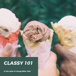 Cover art for CLASSY 101 - Feid,Young Miko karaoke version