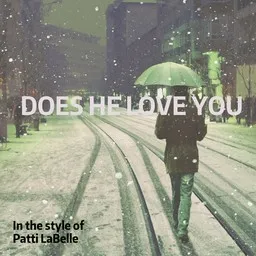 Karaokekappaleen Does He Love You - Patti LaBelle kansikuva