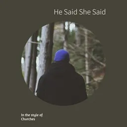 Cover art for He Said She Said - Chvrches karaoke version