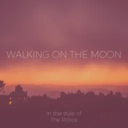 Cover art for Walking On The Moon - The Police karaoke version