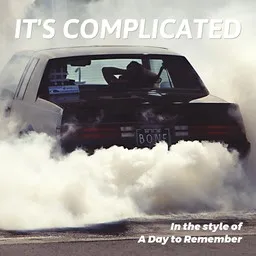 Karaokekappaleen It's Complicated - A Day to Remember kansikuva