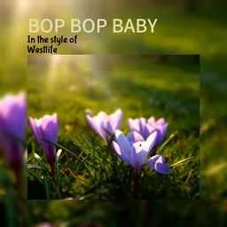 Omslagsbild för Bop Bop Baby - Westlife karaokeversion