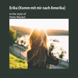 Cover art for Erika (Komm mit mir nach Amerika) - Peter Wackel karaoke version