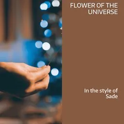 Karaokekappaleen Flower Of The Universe - Sade kansikuva