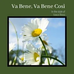 Cover art for Va Bene, Va Bene Così - Vasco Rossi karaoke version
