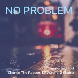 Omslagsbild för No Problem - 2 Chainz,Chance The Rapper,Lil Wayne karaokeversion