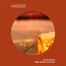 Karaokekappaleen Harder - Bebe Rexha,Jax Jones kansikuva