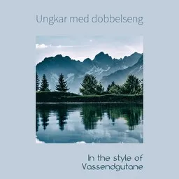 Titelbild für Ungkar med dobbelseng - Vassendgutane Karaoke-Version