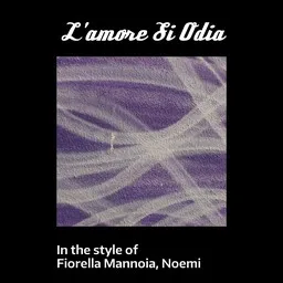 Cover art for L'amore Si Odia - Fiorella Mannoia,Noemi karaoke version