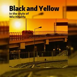 Cover art for Black and Yellow - Wiz Khalifa karaoke version