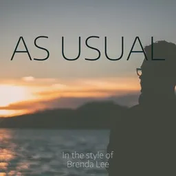 Cover art for As Usual - Brenda Lee karaoke version