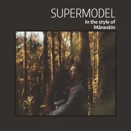 Cover art for Supermodel - Måneskin karaoke version