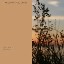 Omslagsbild för The Old Rugged Cross - Alan Jackson karaokeversion