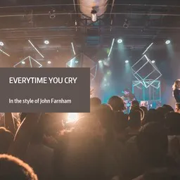 Cover art for Everytime You Cry - John Farnham karaoke version