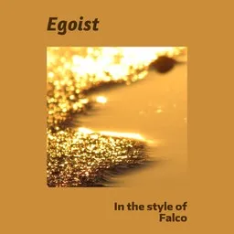 Karaokekappaleen Egoist - Falco kansikuva