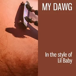 Cover art for My Dawg - Lil Baby karaoke version