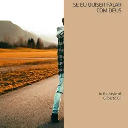 Titelbild für Se Eu Quiser Falar Com Deus - Gilberto Gil Karaoke-Version