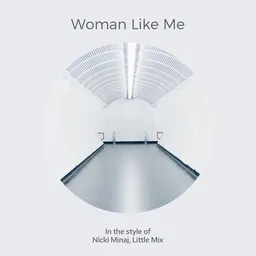 Cover art for Woman Like Me - Little Mix,Nicki Minaj karaoke version