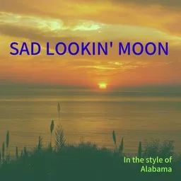 Cover art for Sad Lookin' Moon - Alabama karaoke version