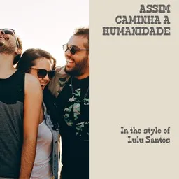 Titelbild für Assim caminha a humanidade - Lulu Santos Karaoke-Version