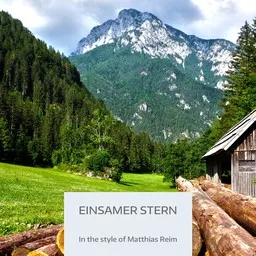 Cover art for Einsamer Stern - Matthias Reim karaoke version