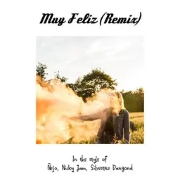Cover art for Muy Feliz (Remix) - Ñejo,Nicky Jam,Silvestre Dangond karaoke version