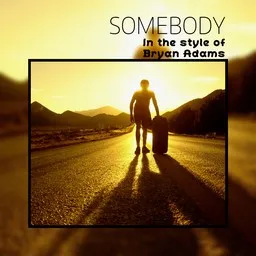 Cover art for Somebody - Bryan Adams karaoke version