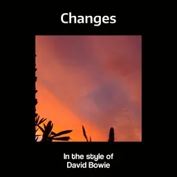 Karaokekappaleen Changes - David Bowie kansikuva