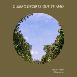 Titelbild für Quiero Decirte Que Te Amo - Alex Matos Karaoke-Version
