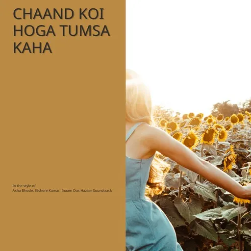 Karaoke Chaand Koi Hoga Tumsa Kaha av Asha Bhosle, Inaam Dus Hazaar Soundtrack, Kishore Kumar — sjung med på texten på Singa