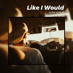 Cover art for Like I Would - Zayn karaoke version