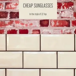 Cover art for Cheap Sunglasses - ZZ Top karaoke version