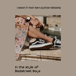 Cover art for I Want It That Way (Guitar Version) - Backstreet Boys karaoke version