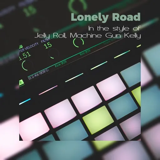 Karaoke Lonely Road by Jelly Roll, Machine Gun Kelly — sing along with lyrics on Singa