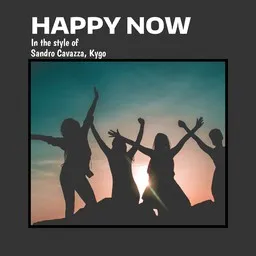 Titelbild für Happy Now - Kygo,Sandro Cavazza Karaoke-Version