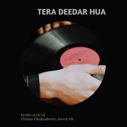 Cover art for Tera Deedar Hua - Javed Ali,Pritam Chakraborty karaoke version