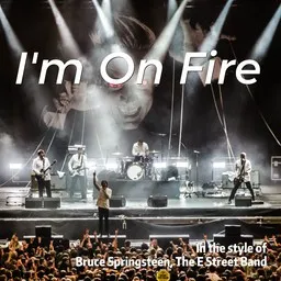 Cover art for I'm On Fire - Bruce Springsteen,The E Street Band karaoke version