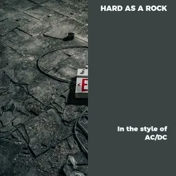 Cover art for Hard As A Rock - AC/DC karaoke version