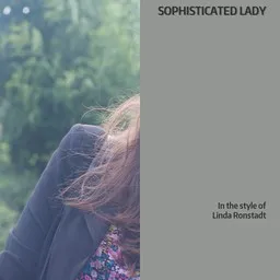 Cover art for Sophisticated Lady - Linda Ronstadt karaoke version