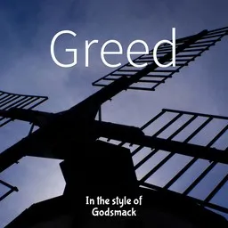 Cover art for Greed - Godsmack karaoke version
