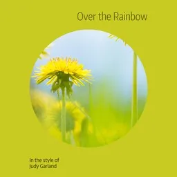 Cover art for Over the Rainbow - Judy Garland,The Wizard of Oz Soundtrack karaoke version