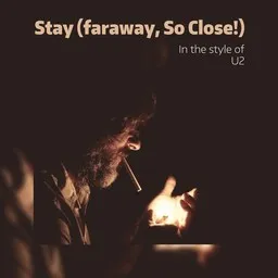 Cover art for Stay (Faraway, So Close!) - U2 karaoke version