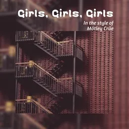 Omslagsbild för Girls, Girls, Girls - Mötley Crüe karaokeversion