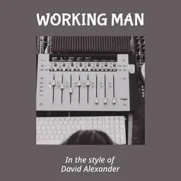 Cover art for Working Man - David Alexander karaoke version