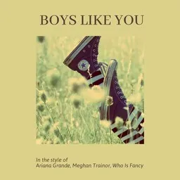 Cover art for Boys Like You - Ariana Grande,Meghan Trainor,Who Is Fancy karaoke version