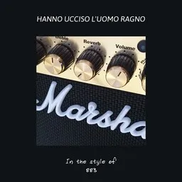 Cover art for Hanno ucciso l'Uomo Ragno - 883 karaoke version