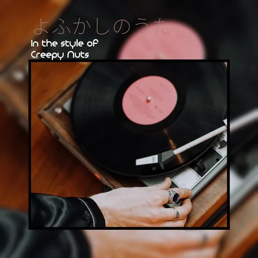 Karaoke よふかしのうた by Creepy Nuts — sing along with lyrics on Singa