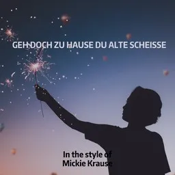 Cover art for Geh Doch Zu Hause Du Alte Scheisse - Mickie Krause karaoke version