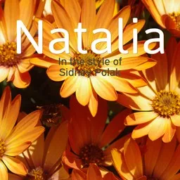 Cover art for Natalia - Sidney Polak karaoke version